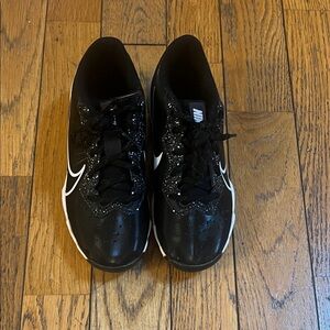 Nike Black and White Football Cleats